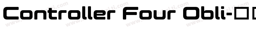Controller Four Obli字体转换